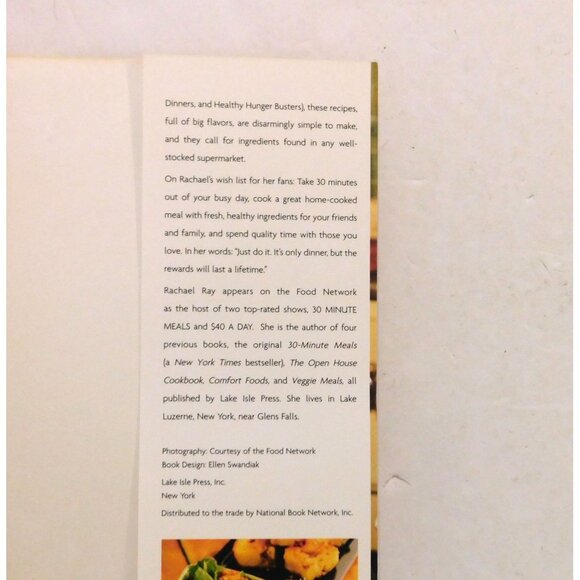 30 Minute Meals 2 by Rachael Ray 2003 PB Cookbook 3 Course Step by Step Guide - Picture 5 of 8